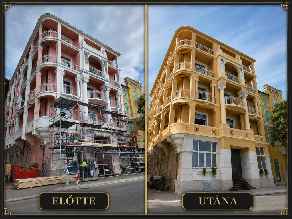 Beruházás fejlesztés felújítás Opatia Mozart Hotel OMS24 Zrt.